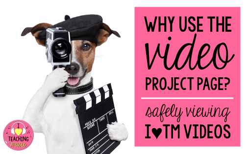 why use the video project page?